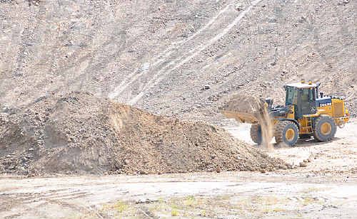 The upkeep and maintenance of roads is a skyrocketing expense for council, and the gravel, mostly sourced out of the saleyard pit (pictured) has become a costly component of expenditure. The upkeep and maintenance of roads is a skyrocketing expense for council, and the gravel, mostly sourced out of the saleyard pit (pictured) has become a costly component of expenditure.